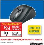63%OFF Microsoft Slate3000 Wireless Mouse Deals and Coupons