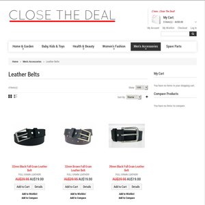 50%OFF  39mm & 32mm Full Grain Leather Belt Deals and Coupons