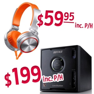 50%OFF Sony MDR-XB610, Buffalo LinkStation Pro Quad  NA S Deals and Coupons