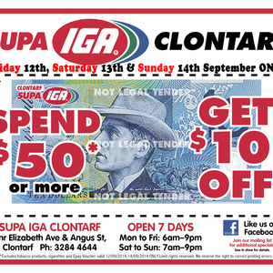 50%OFF Shopping at Clontarf IGA Deals and Coupons