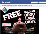 50%OFF Choco Lava Cake at Domino's Pizza Deals and Coupons