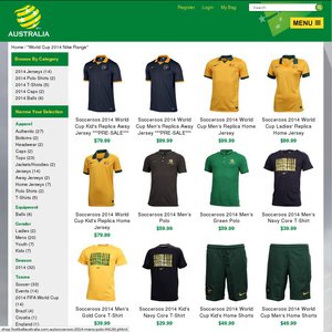 10%OFF Socceroos 2014 World Cup Replica Australia Home Jersey  Deals and Coupons