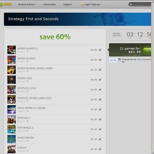 50%OFF Games and Game Packs Deals and Coupons