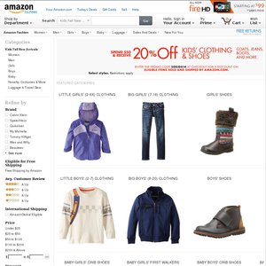 20%OFF Kids & Baby Clothing Deals and Coupons