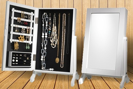 Table top store jewellery cabinet