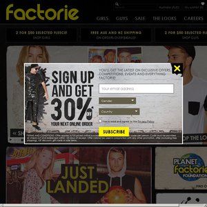 FREE Factorie Deals and Coupons