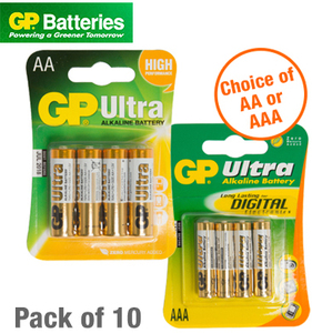 50%OFF AAA GP ULTRA ALKALINE BATTERY Deals and Coupons