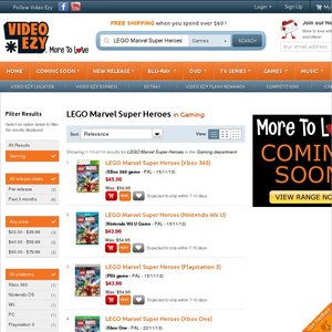 15%OFF Lego Marvel Superheroes Deals and Coupons