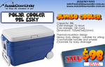 50%OFF Polar Cooler 98L Esky, ICE Box, Cooler Box Deals and Coupons