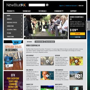 50%OFF NewBlueFX Video Essentials III V.3.0 Deals and Coupons