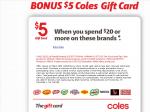 50%OFF Coles Gift Card Deals and Coupons