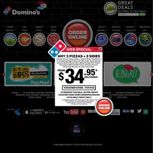 50%OFF Domino's Pizza Deals and Coupons