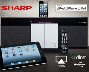 50%OFF Sharp Air Play/DLNA Sound Dock Deals and Coupons