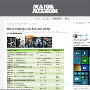 75%OFF XBox Live Deals and Coupons