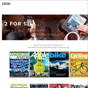 50%OFF Zinio subscription Deals and Coupons