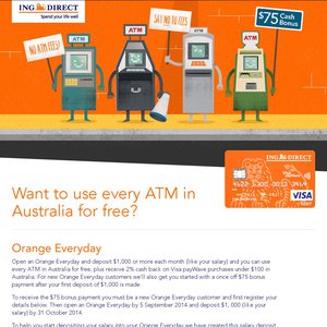50%OFF ING Direct Orange Everyday Deals and Coupons