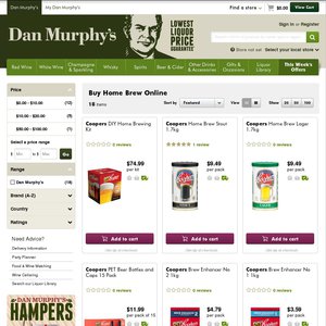 50%OFF Coopers Home Brew Cans Deals and Coupons