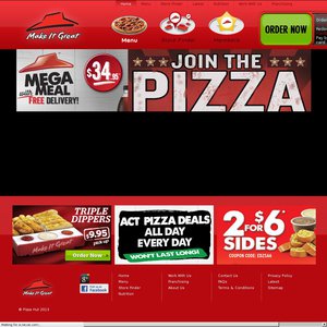 50%OFF Pizzas Everyday Deals and Coupons