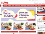 50%OFF Coles food and household products Deals and Coupons