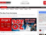 50%OFF The Boy From Oz tickets Deals and Coupons