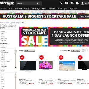 50%OFF Myer Stocktake Deals and Coupons