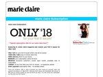 50%OFF Marie Claire Magazine deals Deals and Coupons