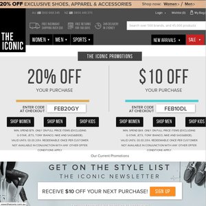 20%OFF Full Price Iconic Items Only Deals and Coupons