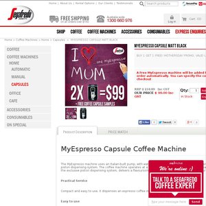 FREE MyEspresso Coffee Machine Deals and Coupons