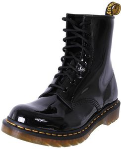 50%OFF Dr. Martens Women's 8 Ups Boots Black Patent Deals and Coupons