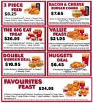 50%OFF KFC meal at QLD Branches Deals and Coupons