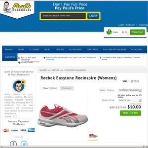 50%OFF Reebok Suwanee (Mens), Reebok Manza 2 LP (Mens), Reebok Easytone Reeinspire (Women) Deals and Coupons