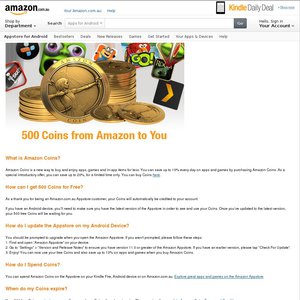 50%OFF 500 Free Coins for Android Deals and Coupons