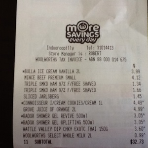 50%OFF Connoisseur Ice cream 1L , Woolies milk 2L Deals and Coupons