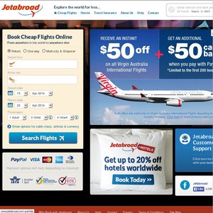 50%OFF $100 off Any Virgin International Flight Deals and Coupons