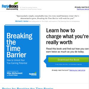 FREE  eBook - Breaking the Time Barrier: How to Unlock Your True Earning Potential Deals and Coupons
