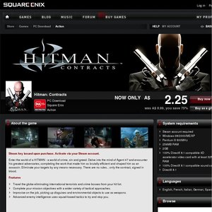 50%OFF Hitman Contracts PC/Steam Game Deals and Coupons