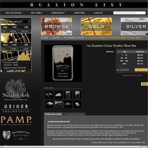 30%OFF Cross Bullion 1oz Eureka Silver Bar Deals and Coupons