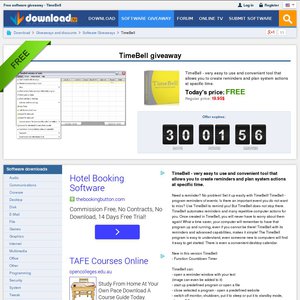 FREE Get TimeBell Event Reminder  Deals and Coupons