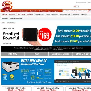 50%OFF Shopping Express Intel NUC Sale Deals and Coupons