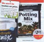 50%OFF Coles & Bi-Lo - Reliance 25L Potting Mix  Deals and Coupons