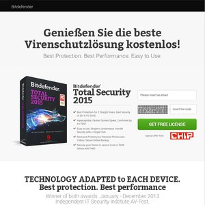 FREE BitDefender Internet Security 2015 - 12 Month Key Deals and Coupons