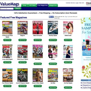 FREE magazine subscription Deals and Coupons