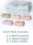 50%OFF 5 piece towel set Deals and Coupons