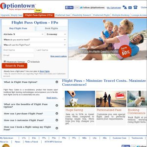 50%OFF AirAsiaX (D7) Flight Pass with Optiontown Deals and Coupons