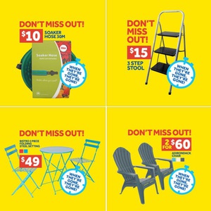 50%OFF Soaker Hose, Stepladder, Bistro Set Deals and Coupons