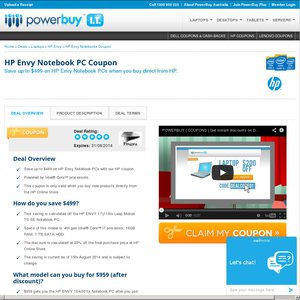 50%OFF HP ENVY 15.6