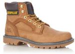 60%OFF Light Tan Leather Lace up Work Boots Deals and Coupons