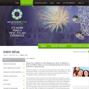 FREE MelbourneStar Observation Wheel Deals and Coupons
