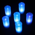 50%OFF  6xVoice Control Multi Color LED Candle Deals and Coupons