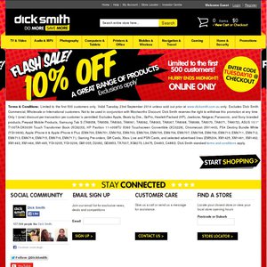 50%OFF  Dick Smith Online items Deals and Coupons